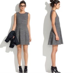 Madewell mini flared patterned dress.